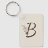 Porte-clés Personalized Initial Branch Keychain | Custom Key (Recto)