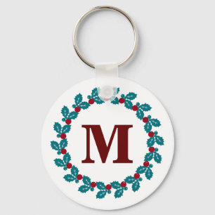 Porte-clés Personalized Initial Scandinavian Monogram