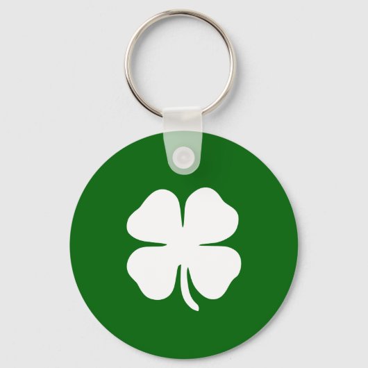 Porte-clés Personalized Irish Green Shamrock (Recto)