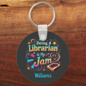 Porte-clés Personalized Librarian Gift (Recto)