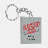 Porte-clés Personalized Match Day Medical Residency Specialty (Devant gauche)