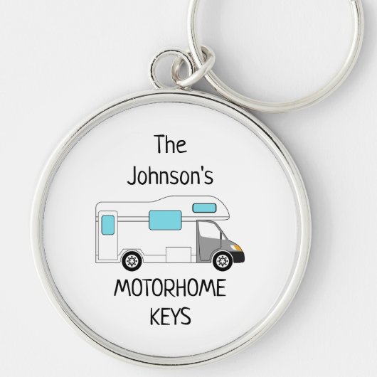 Porte-clés Personalized Motorhome Keys name (Devant)