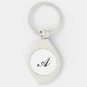 Porte-clés Personalized Name Initial  (Devant)