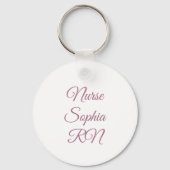 Porte-clés Personalized Nurse Keychain | Custom Nurse Name (Verso)