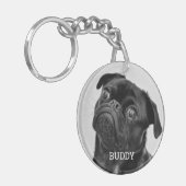 Porte-clés Personalized Pet Photo Dog Lover Keepsake (Devant gauche)
