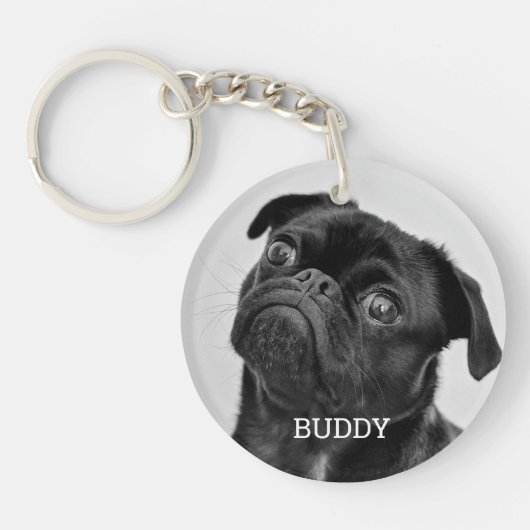 Porte-clés Personalized Pet Photo Dog Lover Keepsake (Devant)