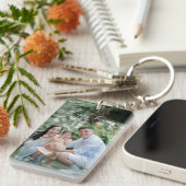 Porte-clés Personalized Photo and Text Keychain (Devant droit)