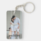 Porte-clés Personalized Photo and Text Keychain (Dos)