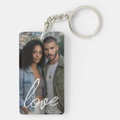 Porte-clés Personalized Photo and Text Photo Collage (Dos)