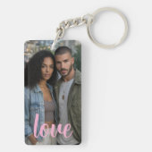 Porte-clés Personalized Photo and Text Photo Collage (Dos)