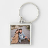 Porte-clés Personalized Photo Anniversary Unique Couple Gift (Devant)