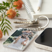 Porte-clés Personalized Photo Keychain: Custom Acrylic Family (Devant droit)