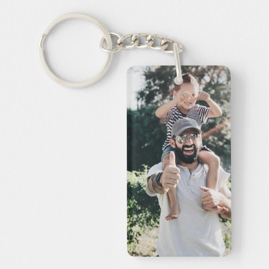 Porte-clés Personalized Photo Keychain: Custom Acrylic Family (Devant)