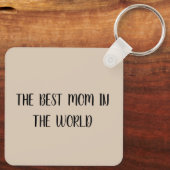Porte-clés Personalized Photo Keychain for Mom  (Verso)