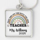 Porte-clés Personalized Retro Style Teacher (Devant)
