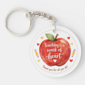 Porte-clés Personalized Teacher Appreciation Keychain (Devant)