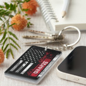 Porte-clés Personalized Trucker Flag (Devant droit)