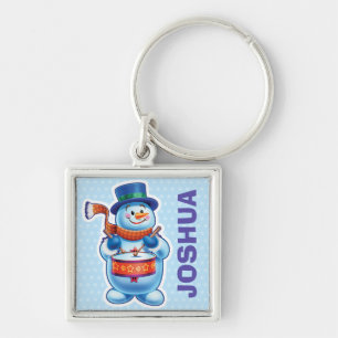 Porte-clés Personnages de Christmas Snowman sur Key Ring pers