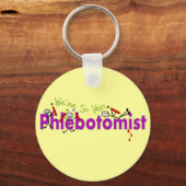 Porte-clés Personnages en allumettes du phlébotomiste "Nous s (Recto)