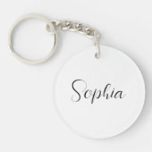 Porte-clés personnalisable avec le nom Sophia (Devant)