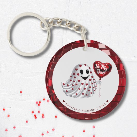 Porte-clés Personnalisable coeur de la Saint-Valentin romanti