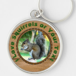 Porte-clés Personnalisable, Les Amateurs D'Écureuil Cadeaux,