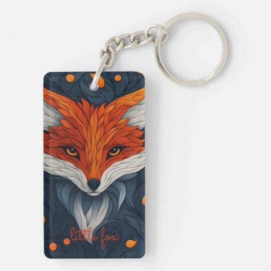 Porte-clés Personnalisable Little Fox (Dos)