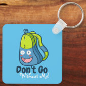 Porte-clés Personnalisable Ne pars pas sans moi (Verso)