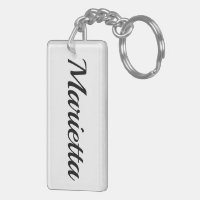 personnalisable prénom Marietta noir blanc