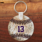 Porte-clés personnalisables pas chers de baseball, (Recto)