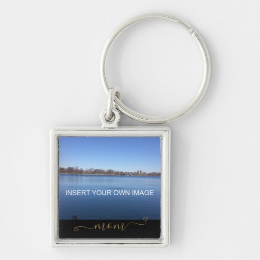 Porte-clés Personnalisation de la photo personnalisée de la m (Devant)