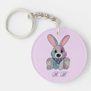 Porte-clés Personnalisation du lapin