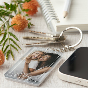 Porte-clés Personnalisation personnalisée Photo Meilleures am