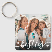 Porte-clés Personnalisé Ami double face Deux photos (Recto)