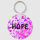 Porte-clés personnalisé avec HOPE (Recto)