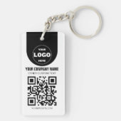 Porte-clés personnalisé avec logo et code QR | Cad (Dos)