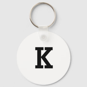 PORTE-CLÉS PERSONNALISÉ AVEC MONOGRAMME MINIMAL SI