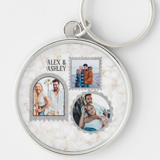 Porte-clés personnalisé avec photo et nom Deco Art (Devant)