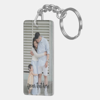 Porte-clés personnalisé avec photo et texte