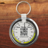 Porte-clés Personnalisé avec QR Code (Verso)
