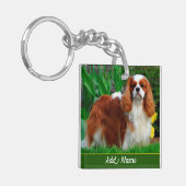 Porte-clés Personnalisé Blenheim Cavalier King Charles (Devant gauche)