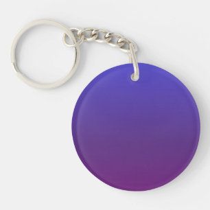 Porte-clés Personnalisé bleu et violet ombre