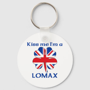 Porte-clés Personnalisé British Kiss Me Je suis Lomax