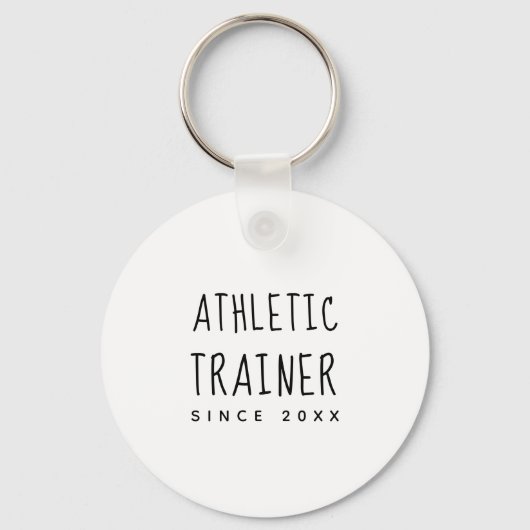 Porte-clés Personnalisé Cute & Trendy Athletic Trainer (Recto)