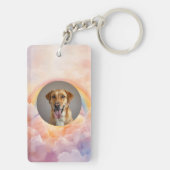 Porte-clés personnalisé de perte d'animal de compa (Dos)