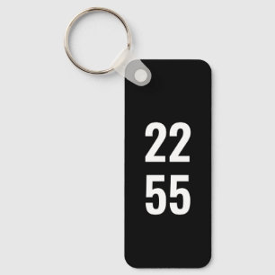 Porte-clés personnalisé de plaque d'immatriculatio