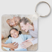 Porte-clés Personnalisé Deux Photo Double (Dos)