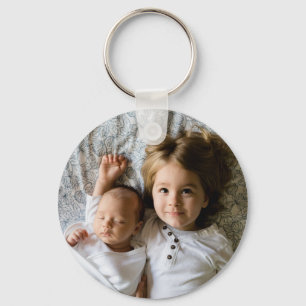 Porte-clés Personnalisé Deux Photo Double Côté