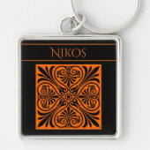 Porte-clés Personnalisé d'inspiration grecque classique (Devant)