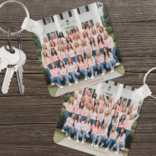 Porte-clés Personnalisé Double Face Deux Photos